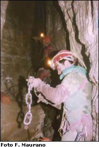 G. Proietto durante l'armo