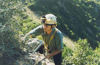Palestra di roccia - L'armo