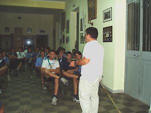 la lezione a Turi del 04/08/2004